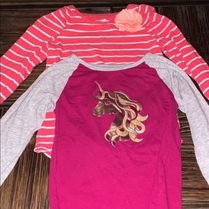 2/12 Girl’s Long Sleeve Tees
